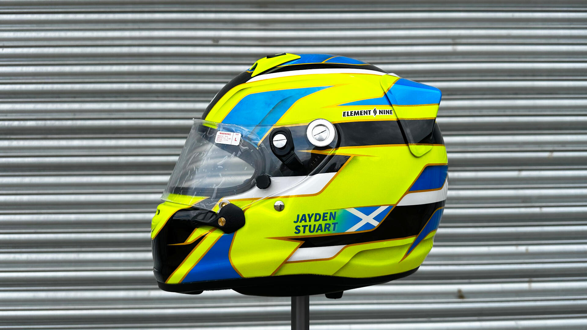 jayden stuart helmet paintwork side profile