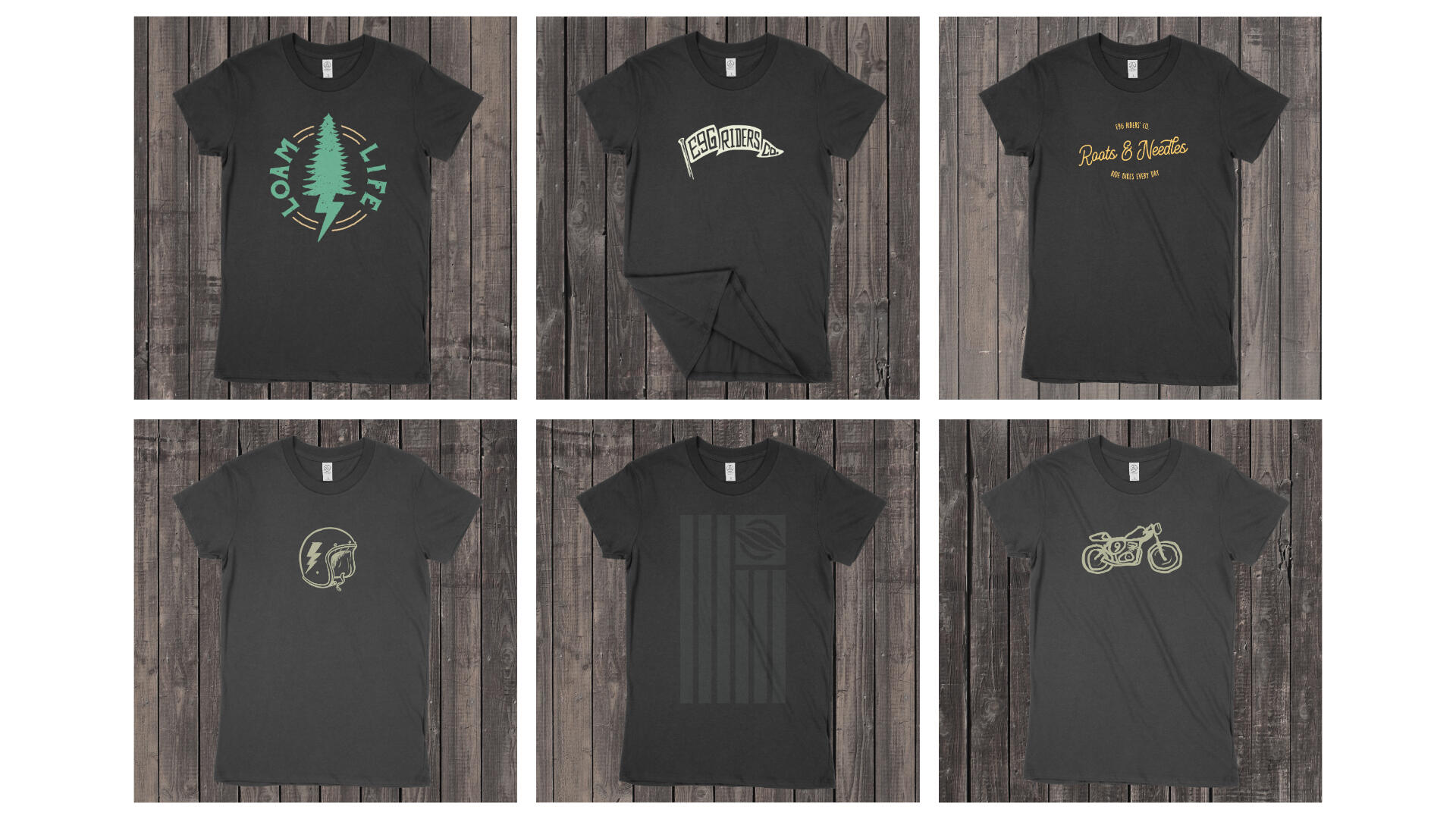 various t-shirt designs
