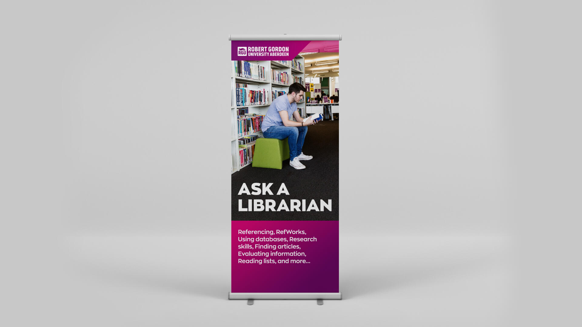 RGU pull up banner